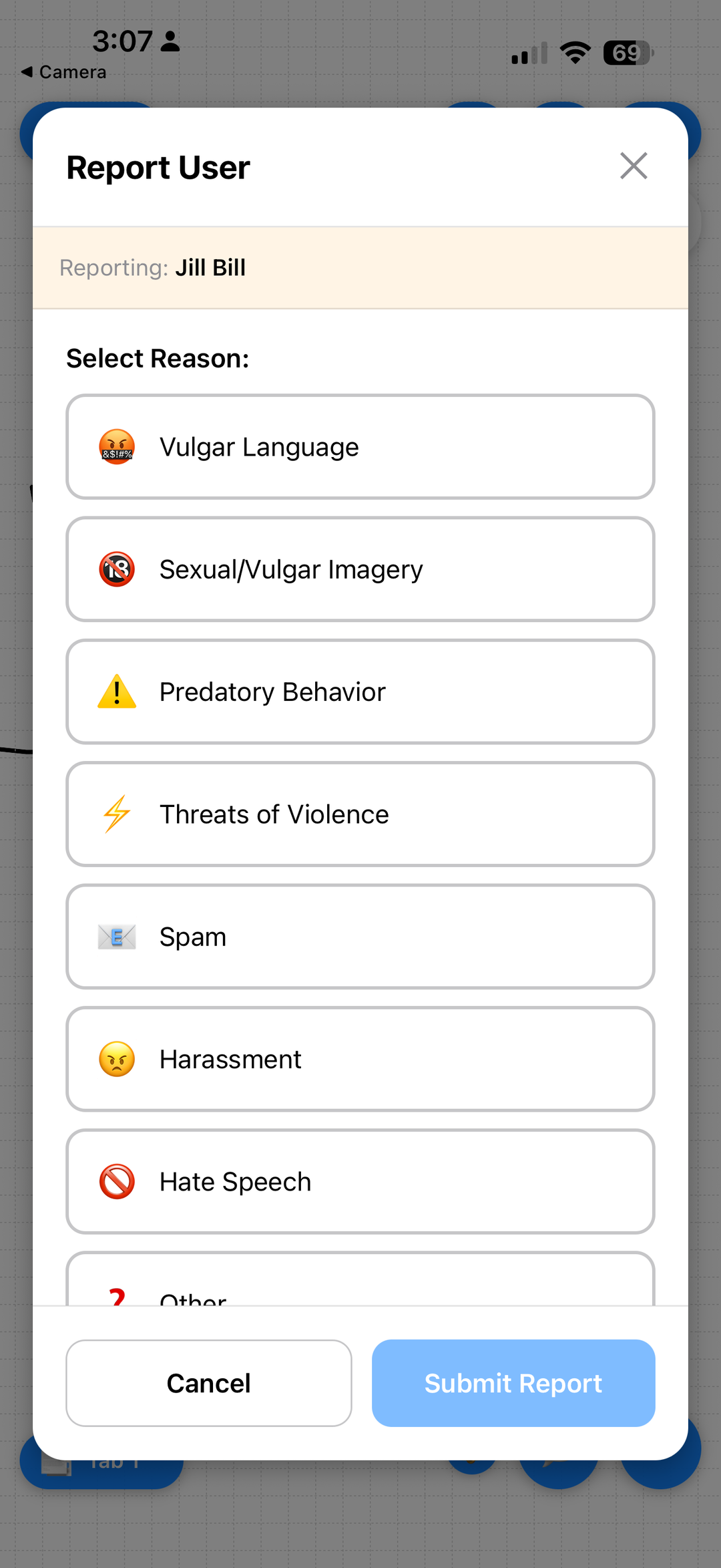 Markour app screenshot